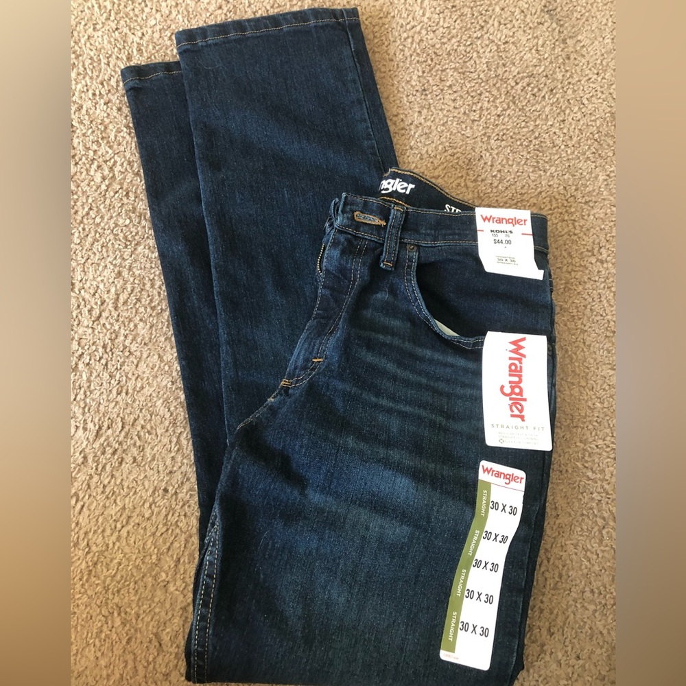 Wrangler 30x30 Straight Fit Dark Wash